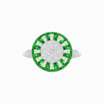 Load image into Gallery viewer, Art Deco Style Dress Ring With Illusion Setting - Shahin Jewelry
