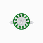 Load image into Gallery viewer, Art Deco Style Dress Ring With Illusion Setting - Shahin Jewelry
