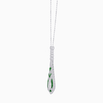 Load image into Gallery viewer, Art Deco Style Drop Pendant - Shahin Jewelry