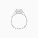 Load image into Gallery viewer, Art Deco Style Emerald Cut Center Stone Ring Mounting with French Cut Accents - Shahin Jewelry