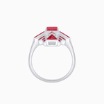 Load image into Gallery viewer, Art Deco Style Emerald Cut Ring with Geometric Elegance - Shahin Jewelry