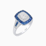 Load image into Gallery viewer, Art Deco Style Engagement Ring - Shahin Jewelry
