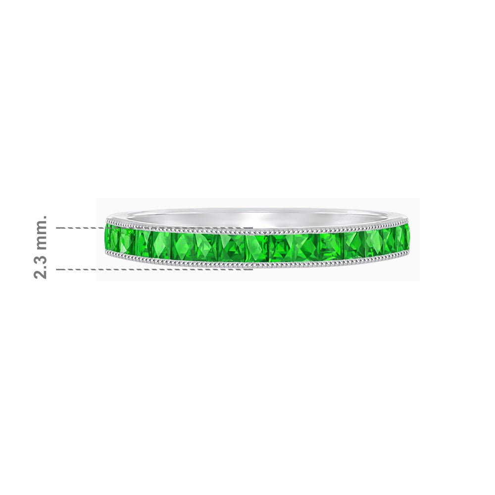 Art Deco Style Eternity Ring - Shahin Jewelry