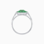 Load image into Gallery viewer, Art Deco Style French Cut Sapphire Ring With Gemstone - Shahin Jewelry