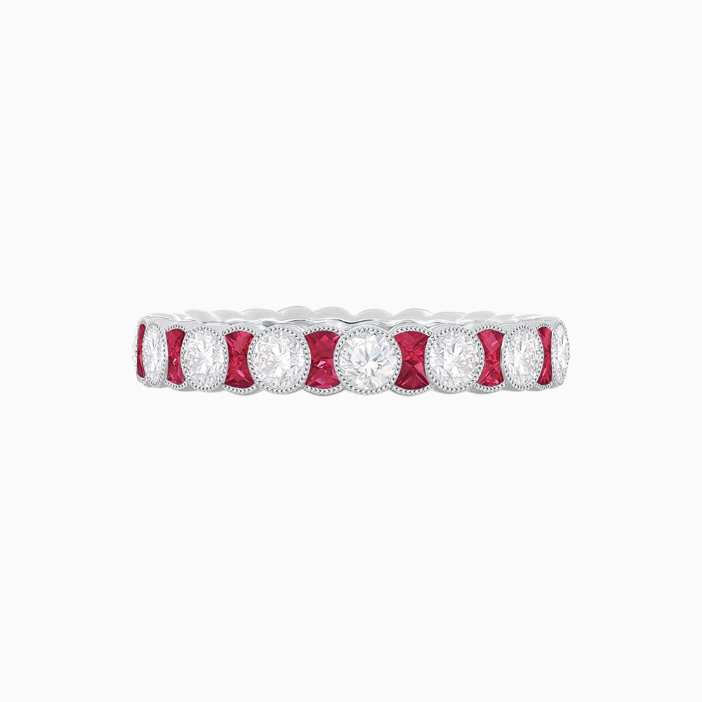 Art Deco Style full eternity band - Shahin Jewelry