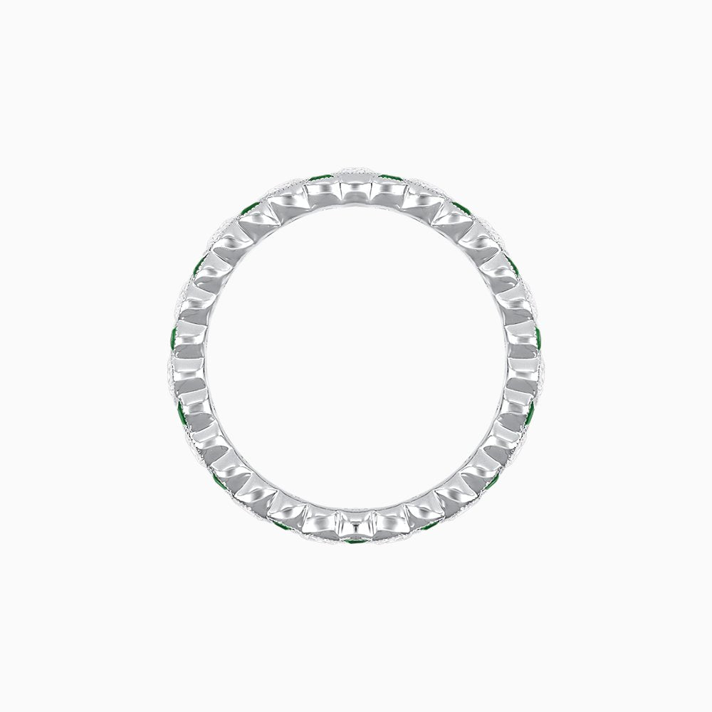 Art Deco Style full eternity band - Shahin Jewelry