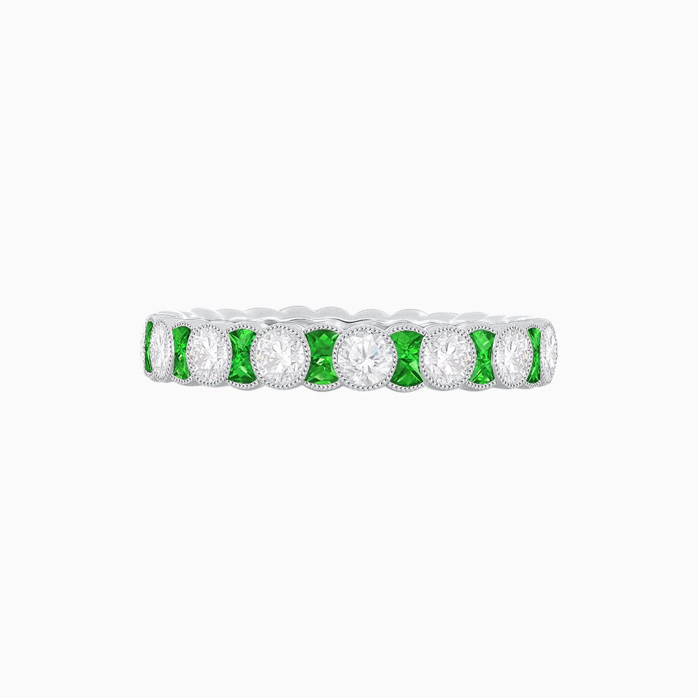 Art Deco Style full eternity band - Shahin Jewelry