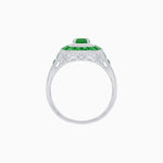 Load image into Gallery viewer, Art Deco Style Gemstone Engagement Ring - Shahin Jewelry
