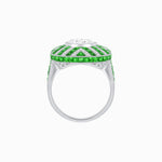 Load image into Gallery viewer, Art Deco Style Geometric Cocktail Ring - Shahin Jewelry
