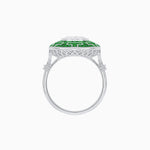 Load image into Gallery viewer, Art Deco Style Geometric Engagement Ring with Diamond - Shahin Jewelry
