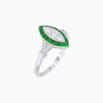 Load image into Gallery viewer, Art Deco Style Illusion Marquise Diamond Ring - Shahin Jewelry
