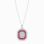 Load image into Gallery viewer, Art Deco Style Illusion Pendant - Shahin Jewelry
