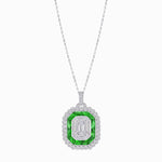 Load image into Gallery viewer, Art Deco Style Illusion Pendant - Shahin Jewelry
