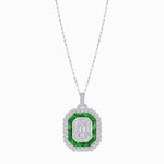 Load image into Gallery viewer, Art Deco Style Illusion Pendant - Shahin Jewelry
