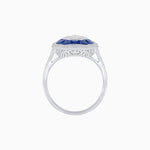 Load image into Gallery viewer, Art Deco Style Illusion Setting Diamond Ring - Shahin Jewelry
