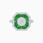 Load image into Gallery viewer, Art Deco Style Illusion Setting Diamond Ring - Shahin Jewelry
