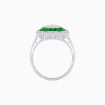 Load image into Gallery viewer, Art Deco Style Illusion Setting Diamond Ring - Shahin Jewelry
