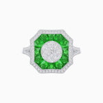 Load image into Gallery viewer, Art Deco Style Illusion Setting Diamond Ring - Shahin Jewelry
