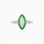 Load image into Gallery viewer, Art Deco Style Marquise Diamond Ring - Shahin Jewelry
