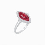 Load image into Gallery viewer, Art Deco Style Marquise Shape Gemstone Ring - Shahin Jewelry
