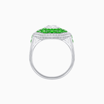 Load image into Gallery viewer, Art Deco Style Octagonal Ring with Geometric Design and Customizable Center Stone - Shahin Jewelry