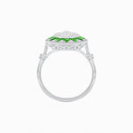 Load image into Gallery viewer, Art Deco Style Star Design Ring With Illusion Setting - Shahin Jewelry
