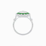 Load image into Gallery viewer, Art Deco Style Star Design Ring With Illusion Setting - Shahin Jewelry
