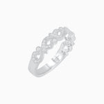 Load image into Gallery viewer, Art Nouveau Inspired Diamond Floral Wedding Band - Shahin Jewelry
