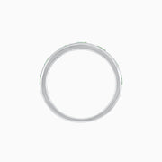 Baguette Brilliance , Tsavorite and Diamond Channel Set Ring - Shahin Jewelry