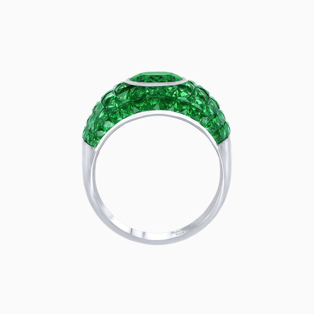 Bombay Ring with Gemstone - Shahin Jewelry