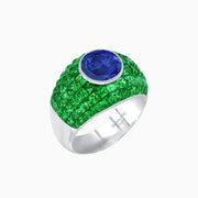 Bombay Ring with Gemstone - Shahin Jewelry