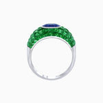 Load image into Gallery viewer, Bombay Ring with Gemstone - Shahin Jewelry
