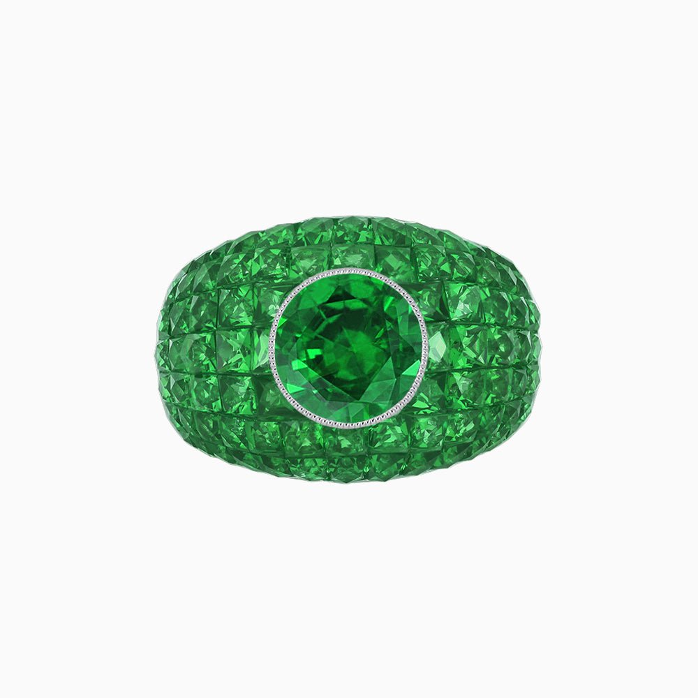 Bombay Ring with Gemstone - Shahin Jewelry