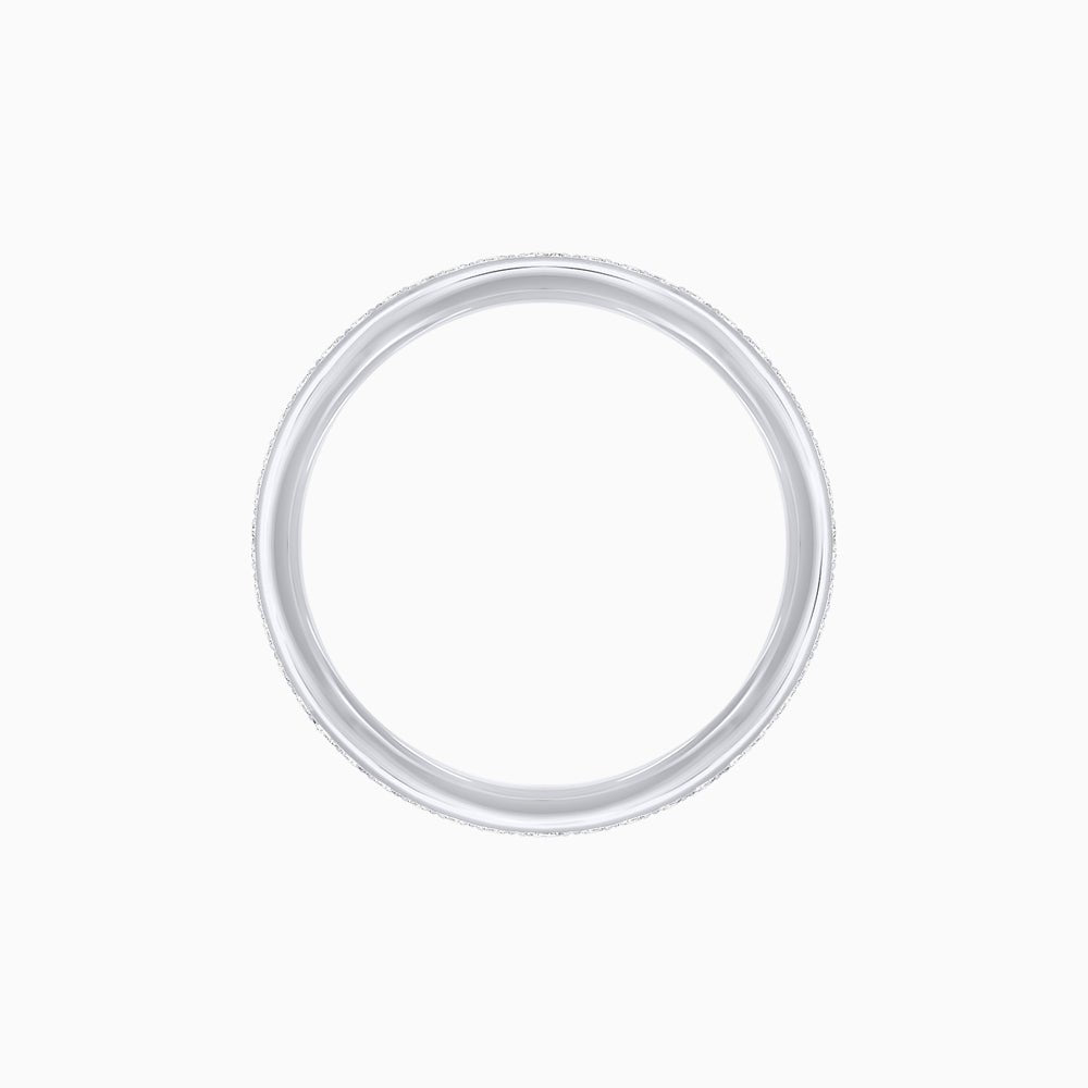 Classic Round Diamond Stackable Wedding Band - Shahin Jewelry