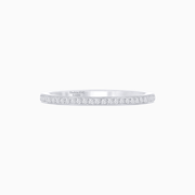 Classic Round Diamond Stackable Wedding Band - Shahin Jewelry