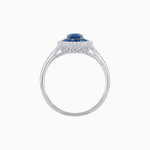Load image into Gallery viewer, Classic Split Shank Halo Ring Mounting for an Oval Cut Stone - Shahin Jewelry