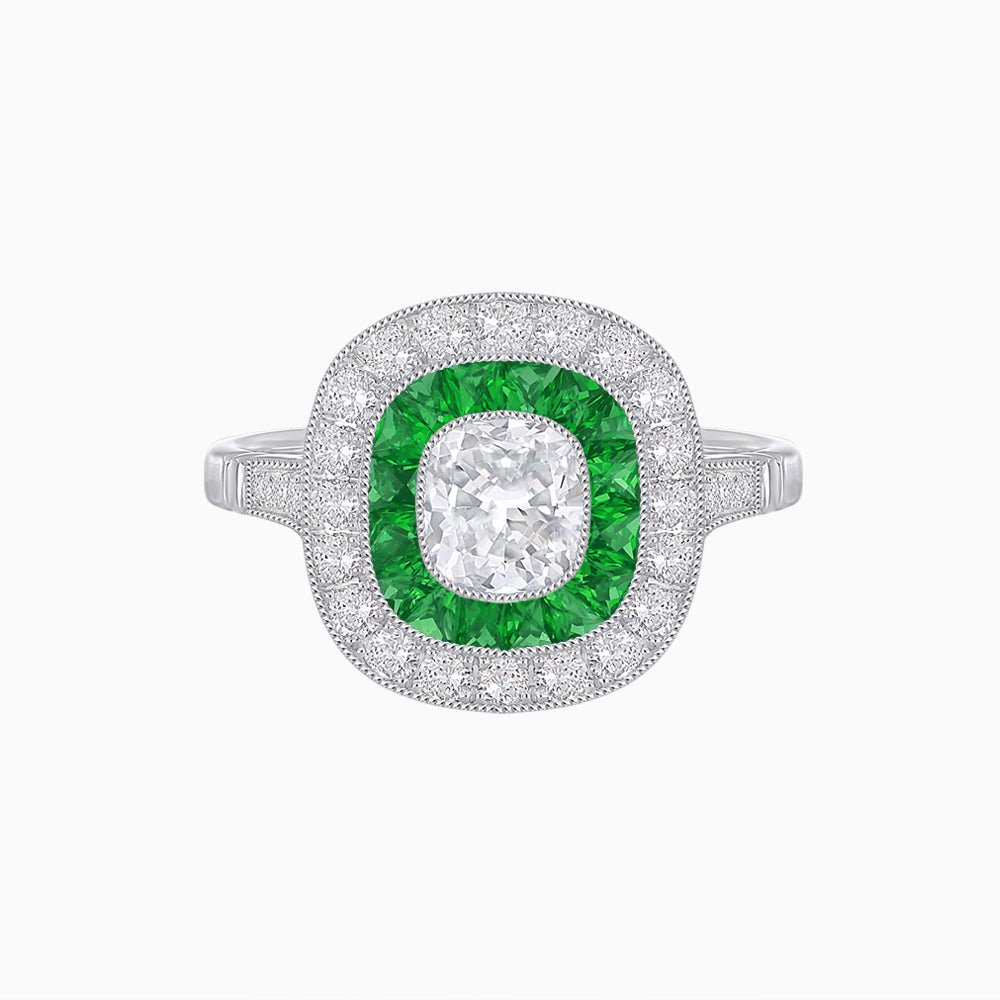 Cushion Cut Diamond Engagement Ring - Shahin Jewelry