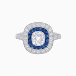 Load image into Gallery viewer, Cushion Cut Diamond Engagement Ring - Shahin Jewelry
