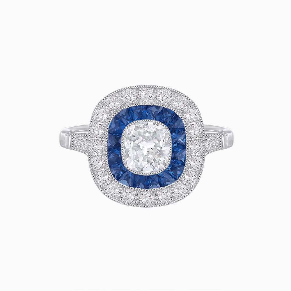 Cushion Cut Diamond Engagement Ring - Shahin Jewelry