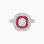 Load image into Gallery viewer, Cushion Cut Diamond Engagement Ring - Shahin Jewelry
