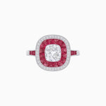 Load image into Gallery viewer, Cushion Cut Diamond Engagement Ring - Shahin Jewelry
