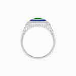 Load image into Gallery viewer, Cushion Cut Gemstone Engagement Ring - Shahin Jewelry
