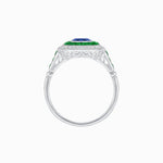 Load image into Gallery viewer, Cushion Cut Gemstone Engagement Ring - Shahin Jewelry