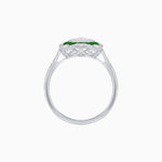 Load image into Gallery viewer, Cushion Shape Art Deco Inspired Diamond Ring in Illusion Setting - Shahin Jewelry
