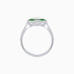 Load image into Gallery viewer, Cushion Shape Art Deco Inspired Ring with Diamond - Shahin Jewelry
