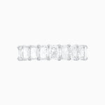 Load image into Gallery viewer, Customizable Radiant Cut Diamond Half Eternity Band - Shahin Jewelry