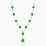 Load image into Gallery viewer, Drop Tennis Necklace - Shahin Jewelry
