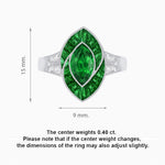 Load image into Gallery viewer, Art Deco Inspired Marquise Diamond Ring