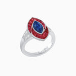 Load image into Gallery viewer, Art Deco Inspired Marquise Diamond Ring