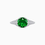 Load image into Gallery viewer, Edwardian Inspired Hexagonal Round Center Mounting Ring - Shahin Jewelry